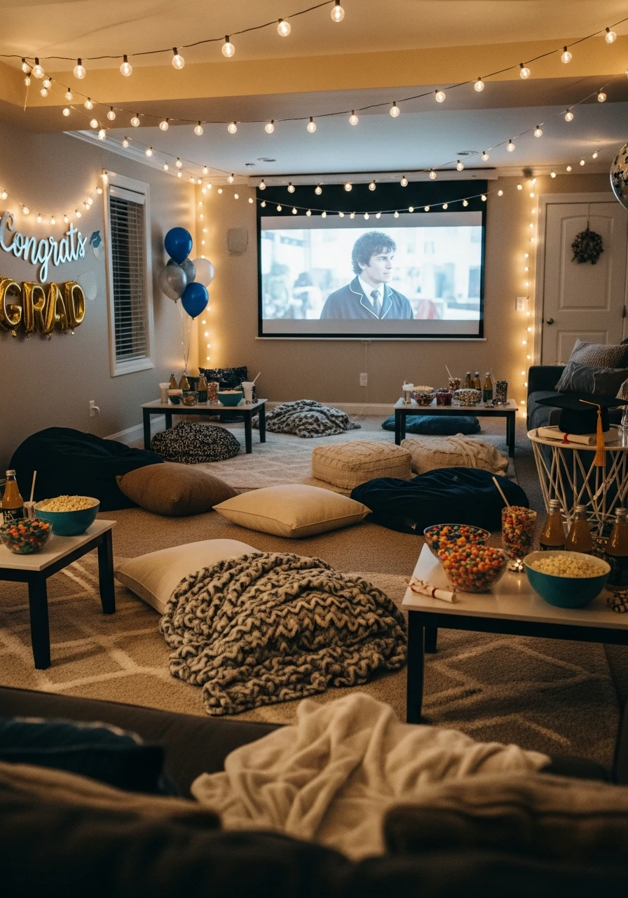 Movie Night Pajama Party