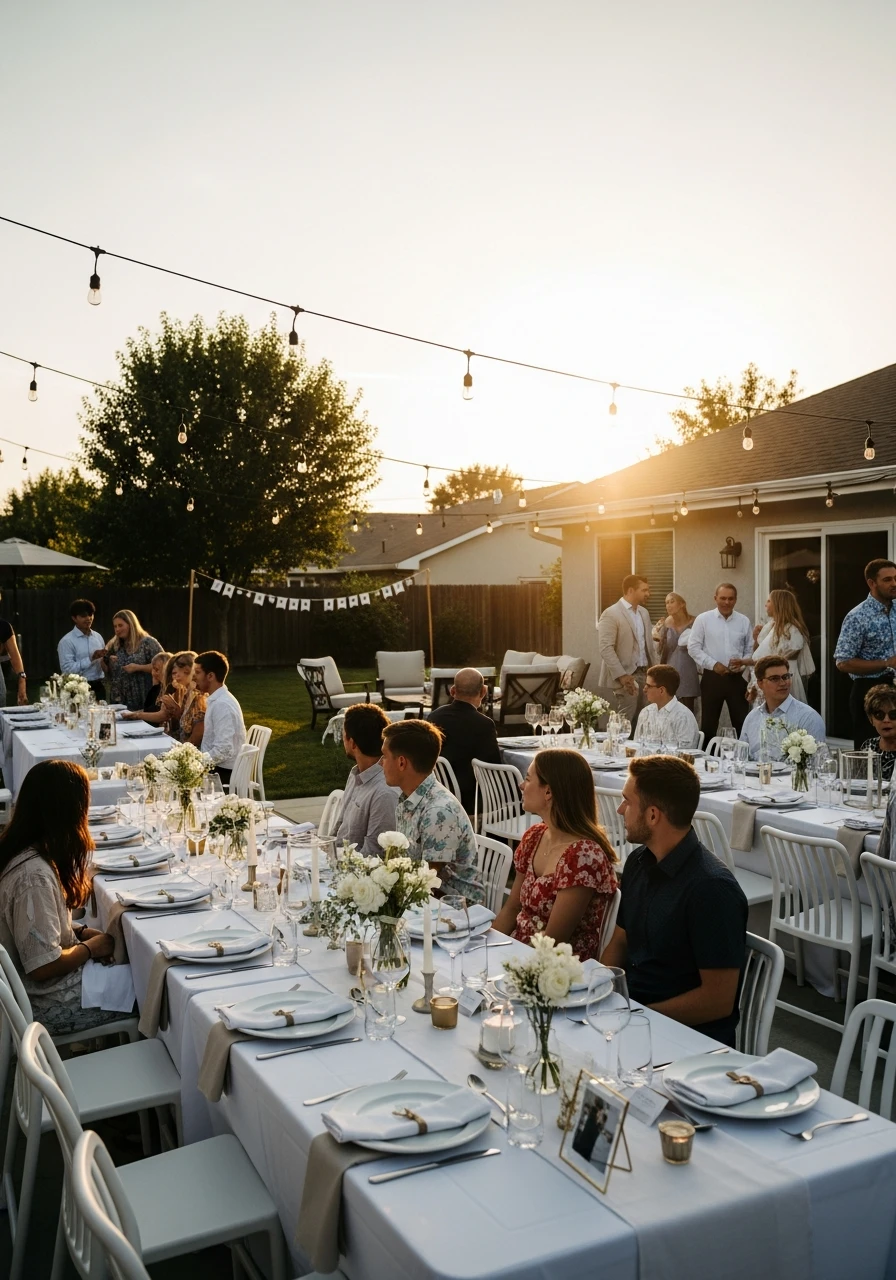 Sunset Dinner Party Celebration