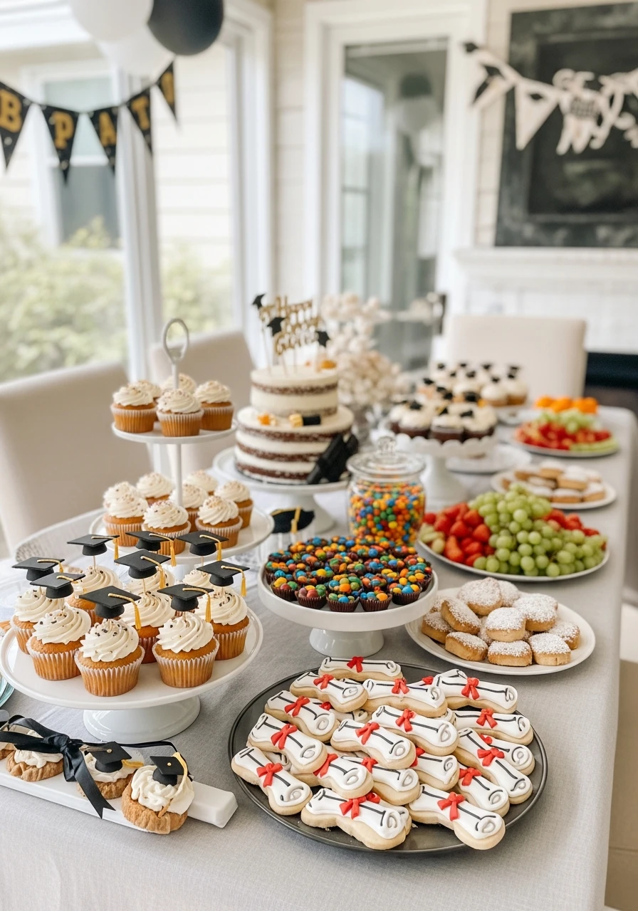 Dessert Table with Favorite Treats