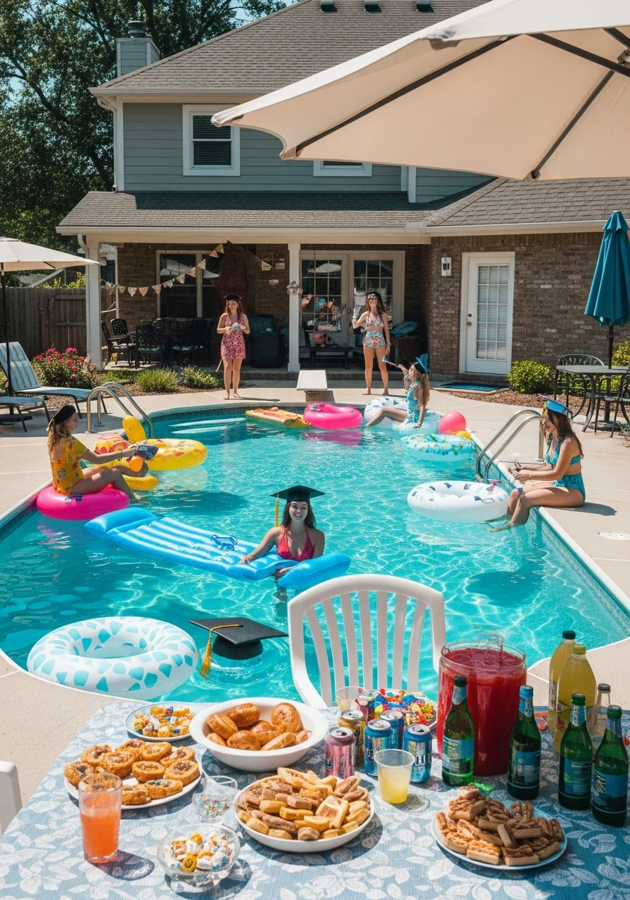 Pool Party Graduation Bash