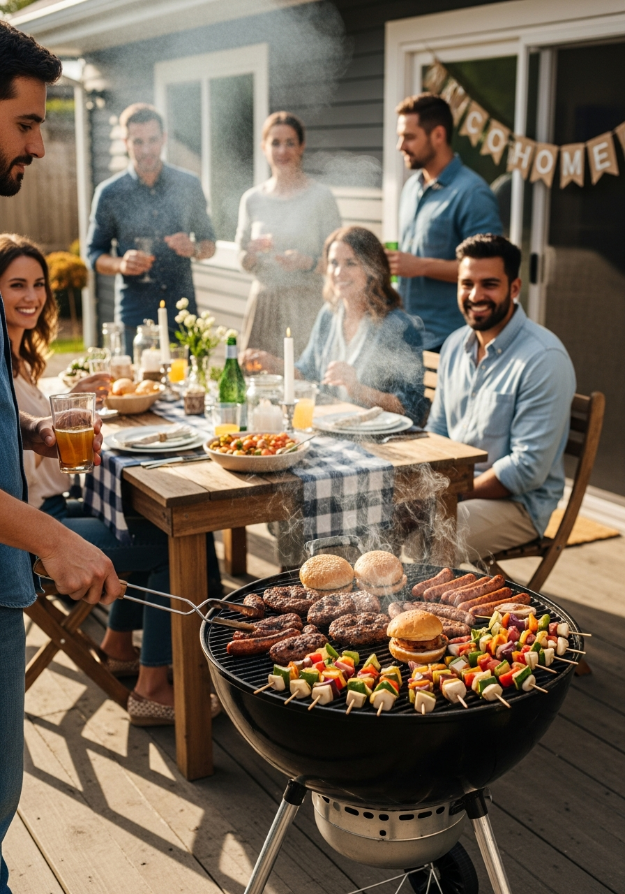 Classic Backyard BBQ - 50 Best Housewarming Party Ideas for Your New Home