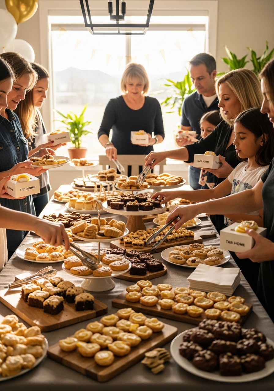 Dessert Swap Exchange - 50 Best Housewarming Party Ideas for Your New Home