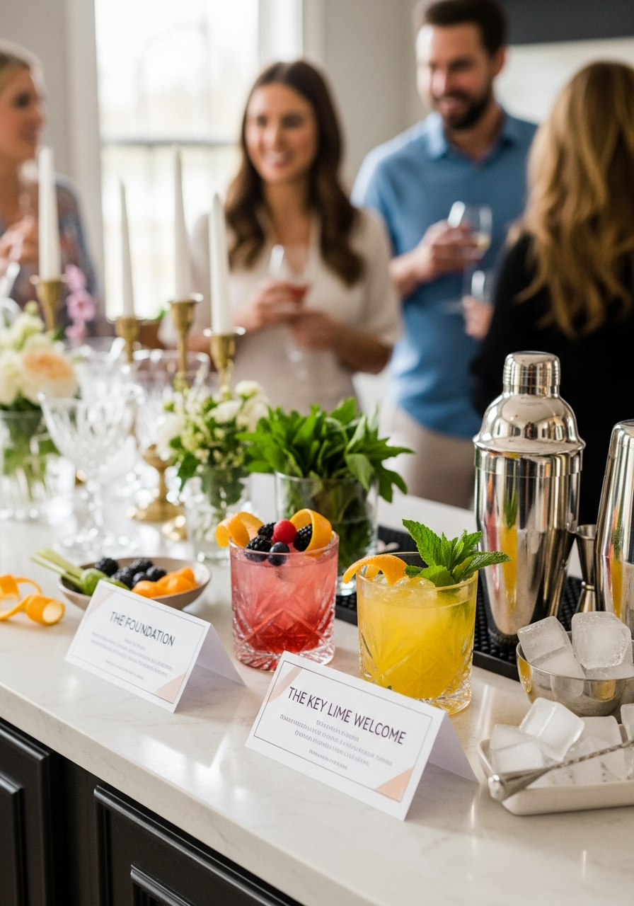 Design Your Own Drink - 50 Best Housewarming Party Ideas for Your New Home