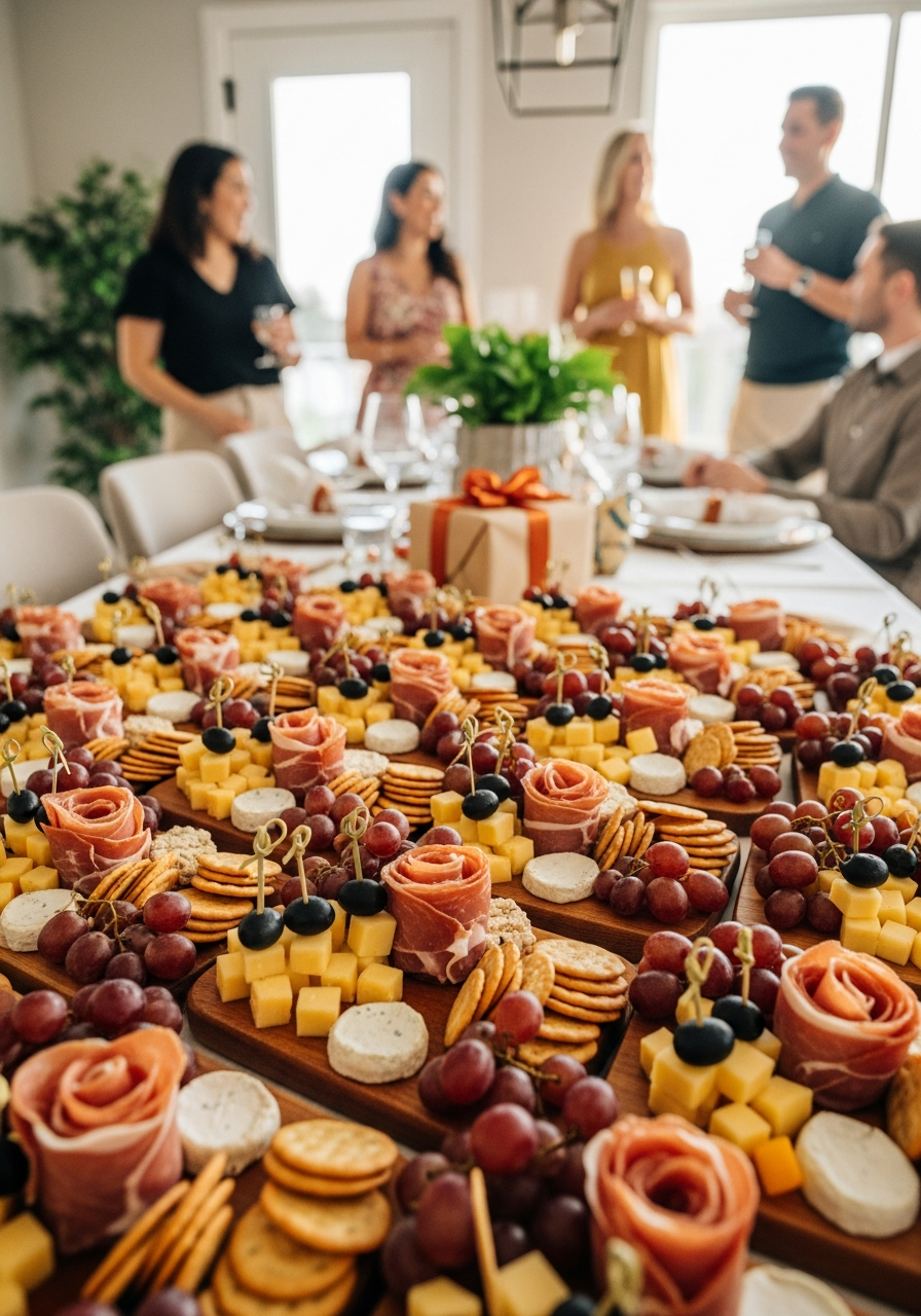 Personal Charcuterie Boards - 50 Best Housewarming Party Ideas for Your New Home