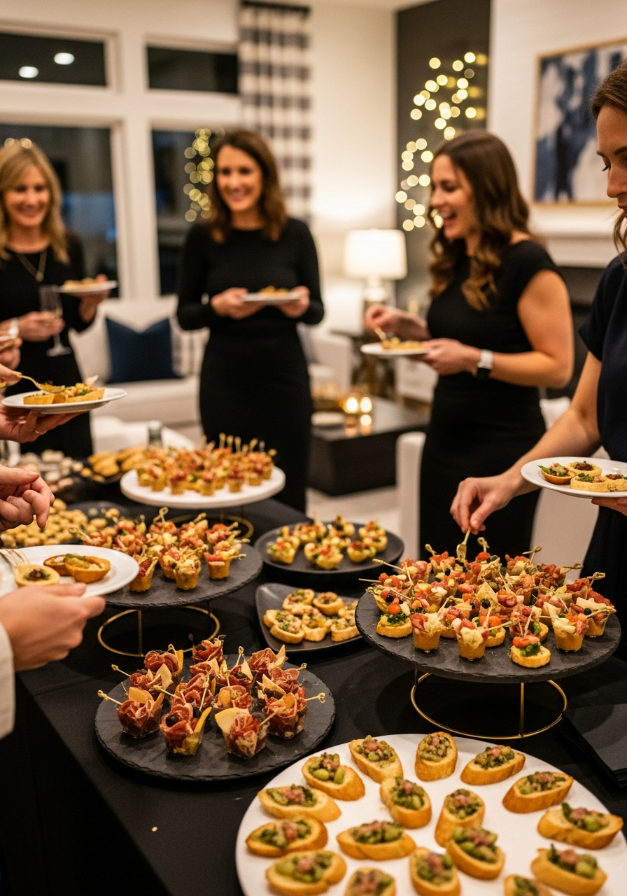 Small Plates Tapas Night - 50 Best Housewarming Party Ideas for Your New Home