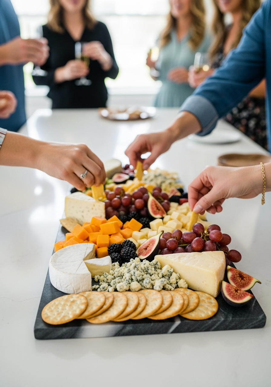Simple Cheese & Fruit - 50 Best Housewarming Party Ideas for Your New Home