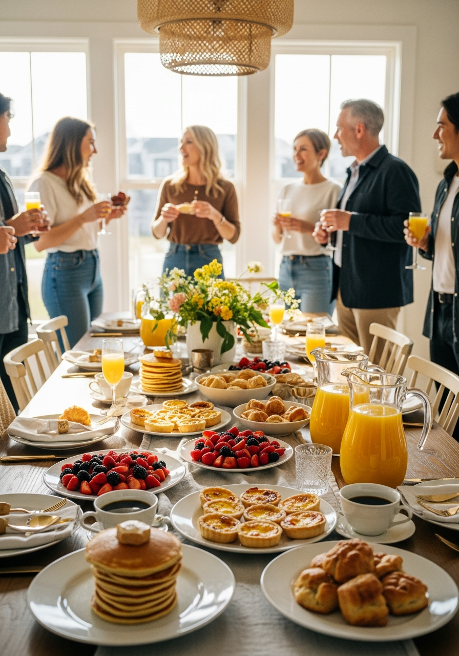 Daytime Brunch Celebration - 50 Best Housewarming Party Ideas for Your New Home