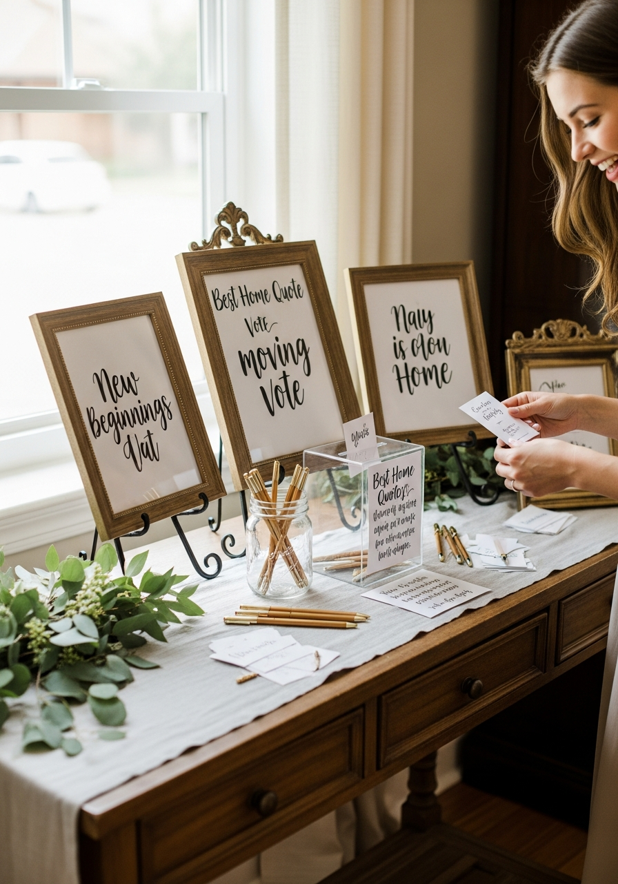 Best Home Quote Vote - 50 Best Housewarming Party Ideas for Your New Home