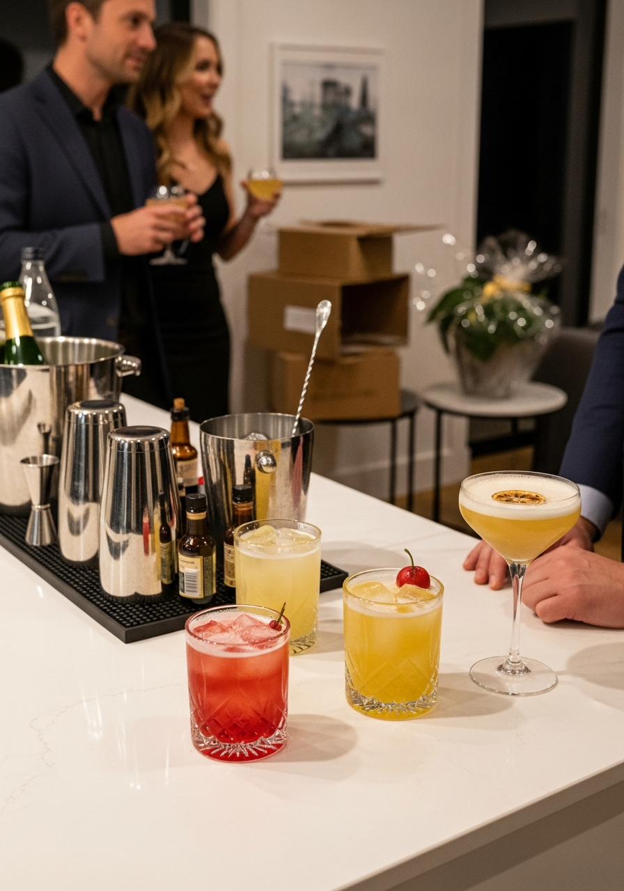 Signature Cocktail Night - 50 Best Housewarming Party Ideas for Your New Home