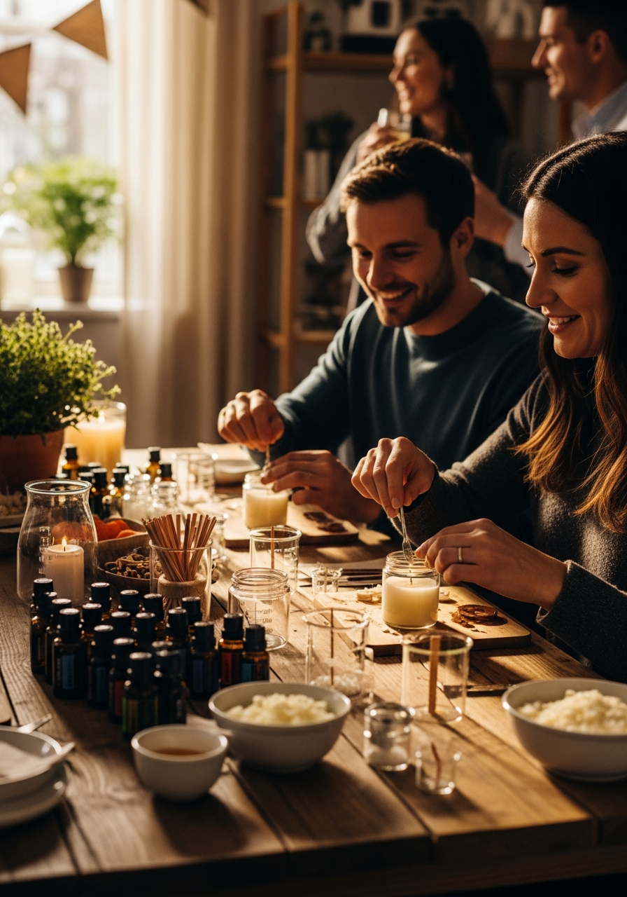 Make Your Own Candle - 50 Best Housewarming Party Ideas for Your New Home