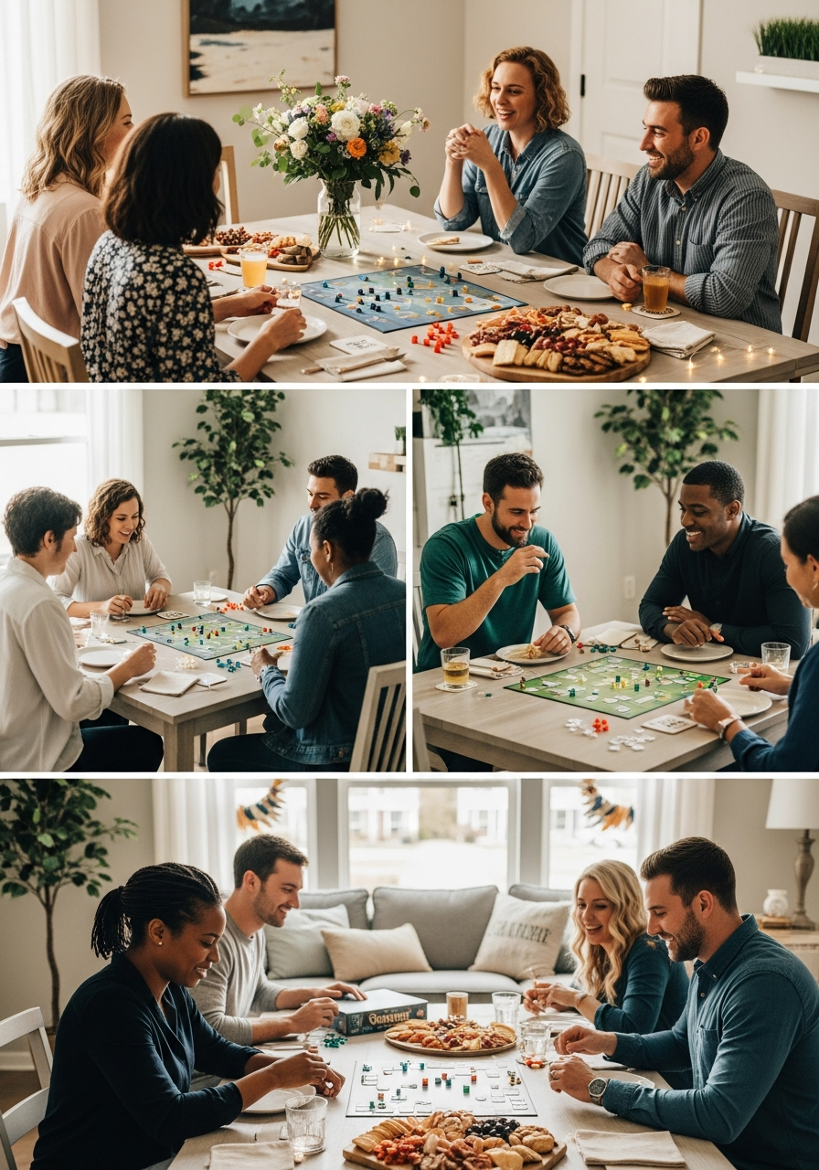 Board Game Social - 50 Best Housewarming Party Ideas for Your New Home