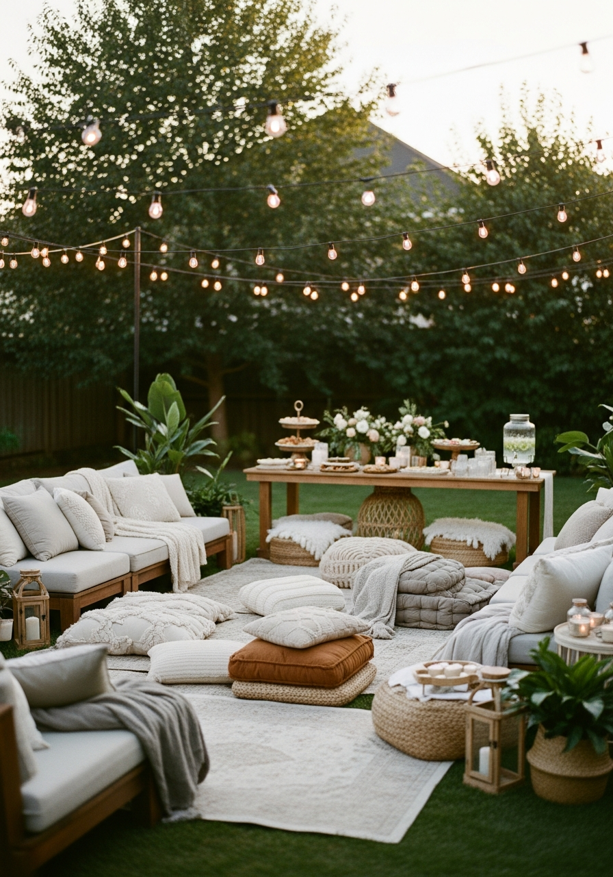 Host a Backyard Bash - 50 Best Housewarming Party Ideas for Your New Home