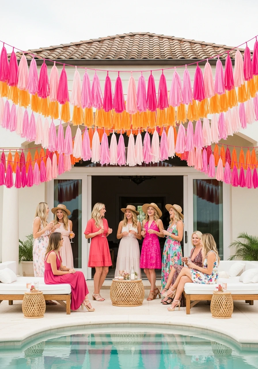 Tassel & Fringe Banners - Love Island Bachelorette Theme