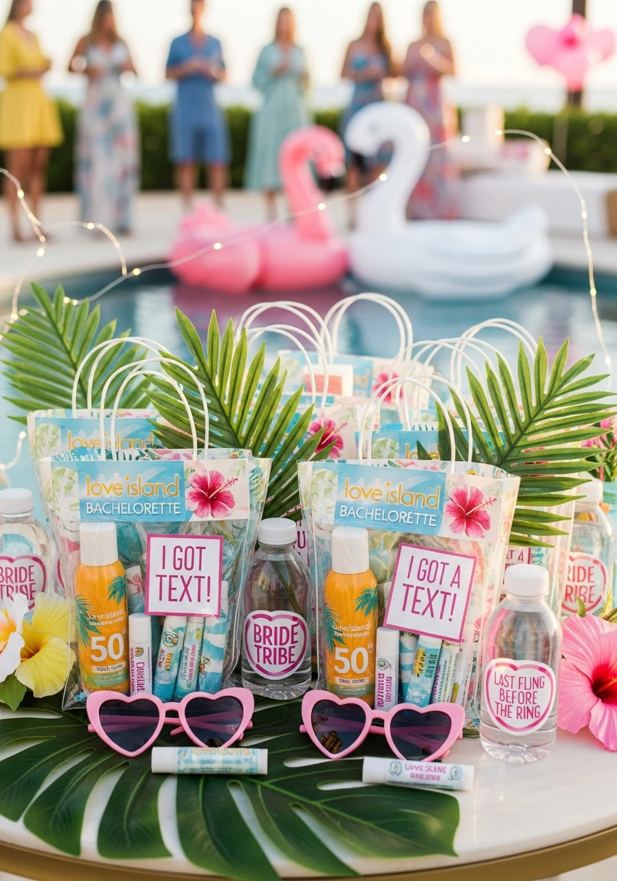 Personalized Goodie Bags - Love Island Bachelorette Theme