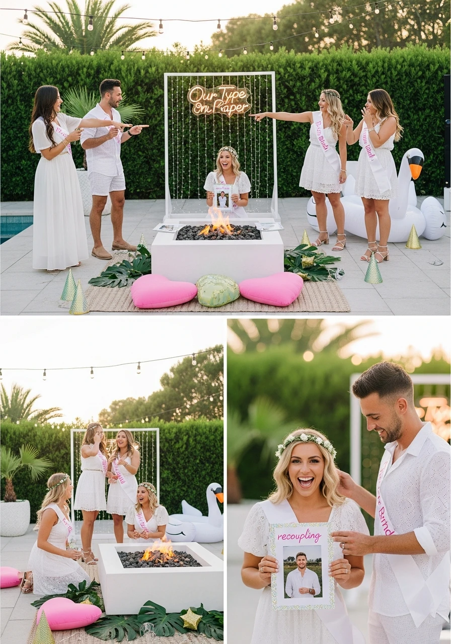 Recoupling Ceremony Game - Love Island Bachelorette Theme