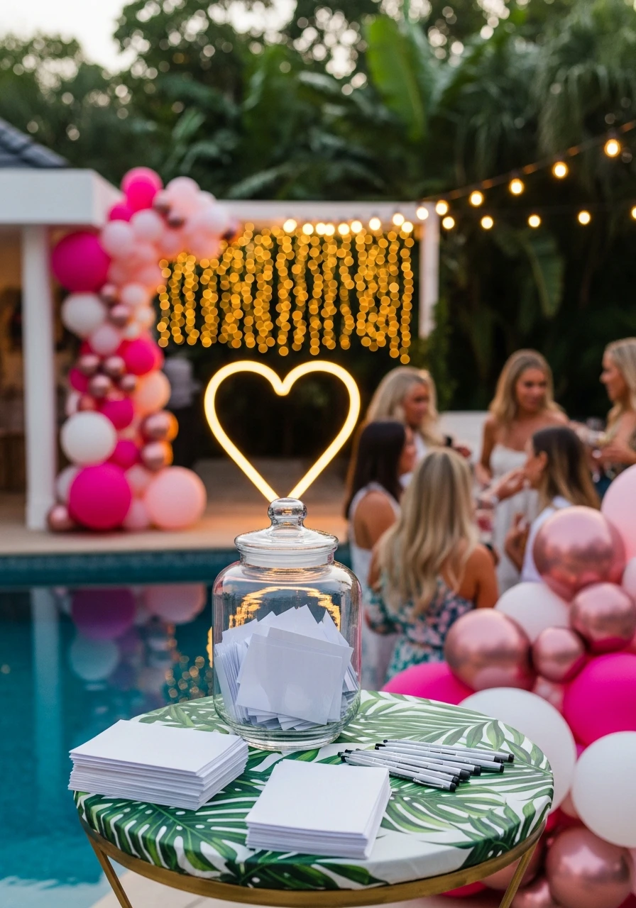 Beach Hut Message Jar - Love Island Bachelorette Theme