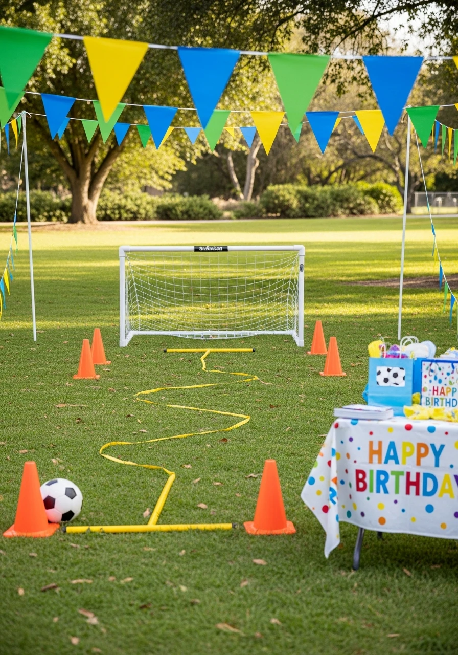 Soccer Shootout Challenge - 35 Genius Park Birthday Party Ideas Your Guests Will Love