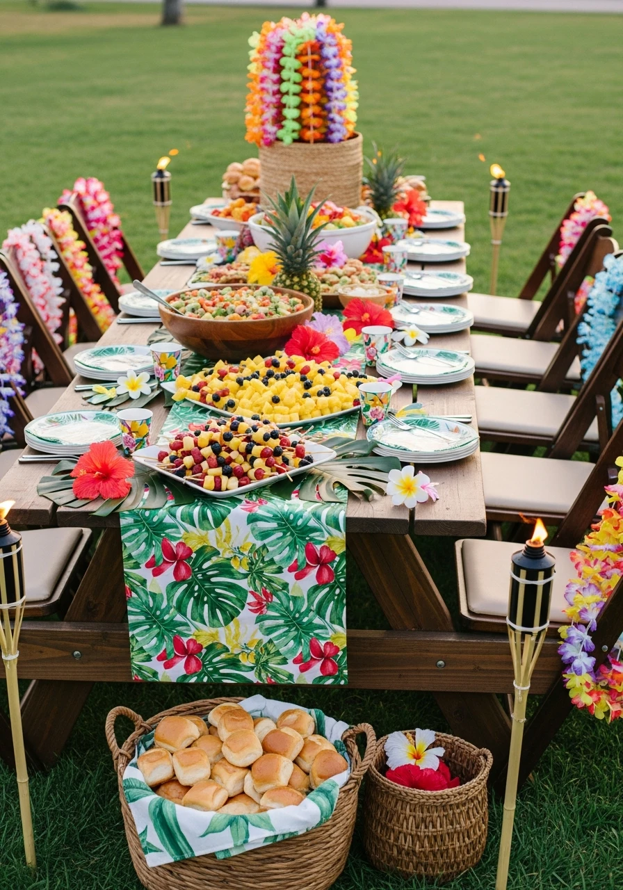 Tropical Luau Lunch - 35 Genius Park Birthday Party Ideas Your Guests Will Love