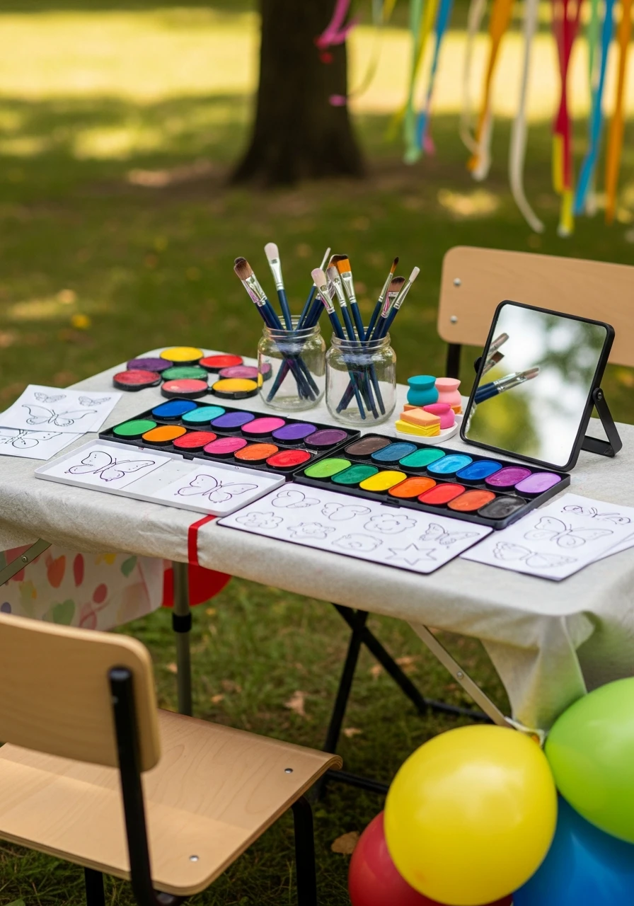 Face Painting Booth - 35 Genius Park Birthday Party Ideas Your Guests Will Love