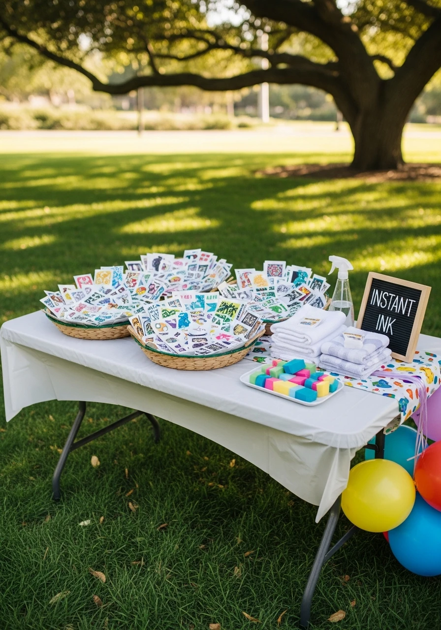Temporary Tattoo Station - 35 Genius Park Birthday Party Ideas Your Guests Will Love