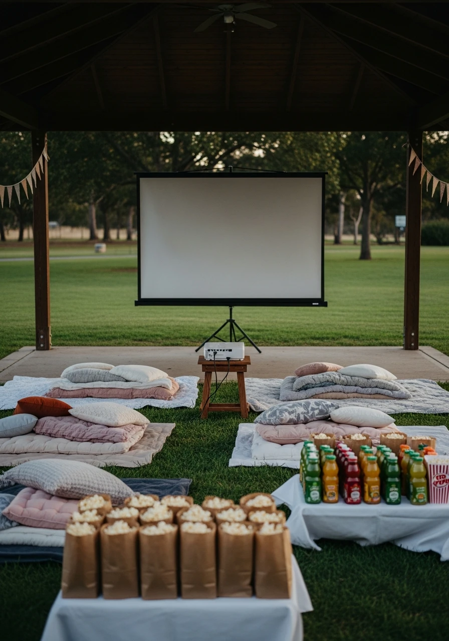 Outdoor Movie Night - 35 Genius Park Birthday Party Ideas Your Guests Will Love