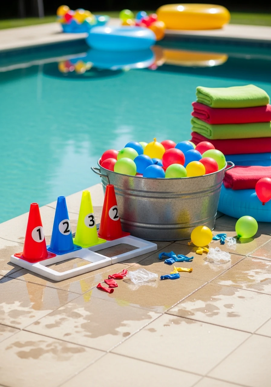 Quick Water Balloon Toss - 35 Awesome Pool Party Ideas You Need This Summer