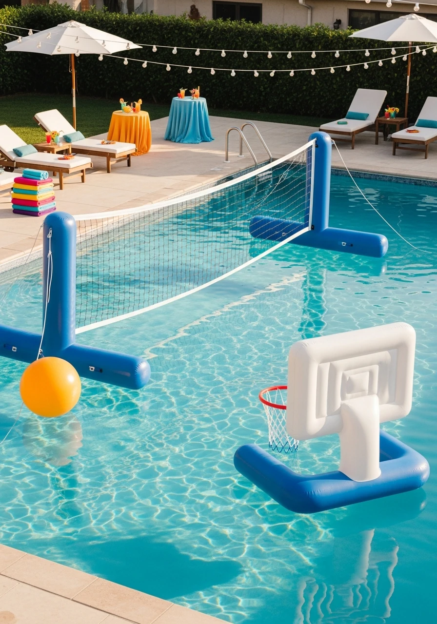 Giant Inflatable Pool Games - 35 Awesome Pool Party Ideas You Need This Summer