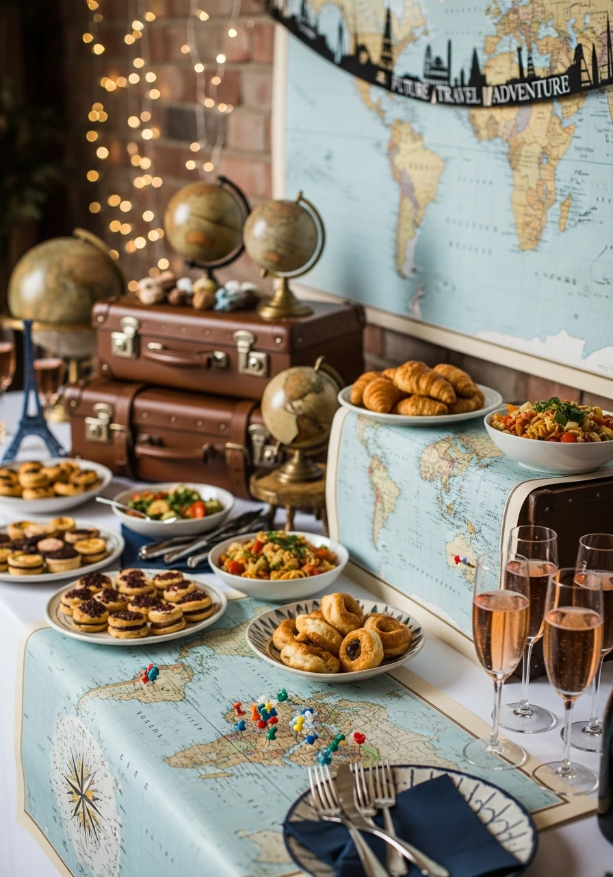 Travel Adventure Theme - 40 Best Retirement Party Ideas for a Perfect Send-Off