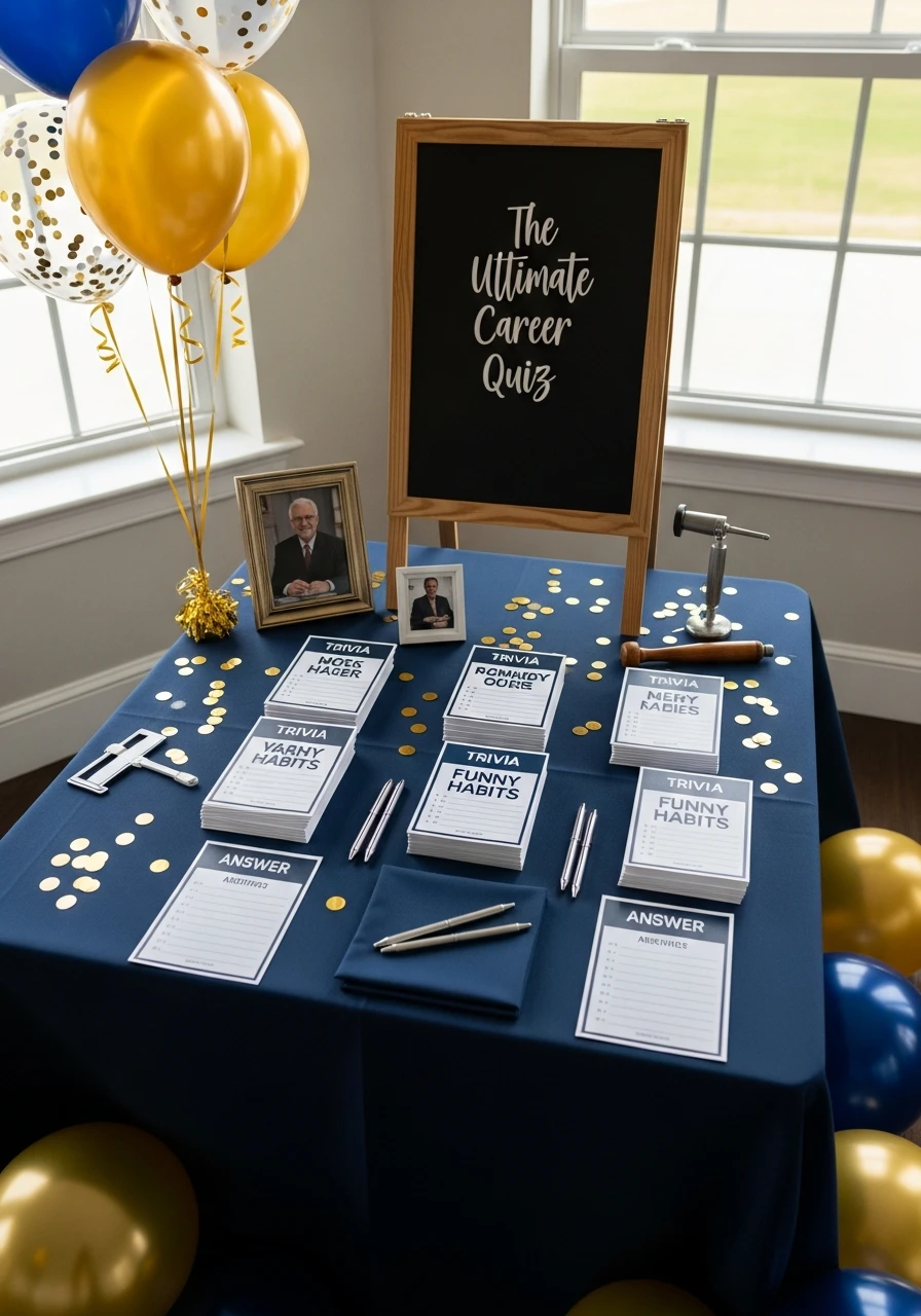 Retirement Trivia Game - 40 Best Retirement Party Ideas for a Perfect Send-Off