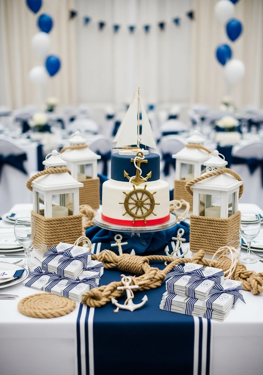 Nautical Sailing Theme - 40 Best Retirement Party Ideas for a Perfect Send-Off