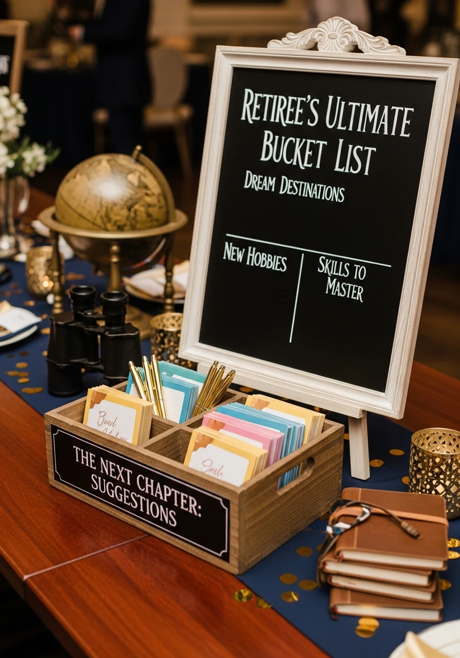 Bucket List Planning - 40 Best Retirement Party Ideas for a Perfect Send-Off