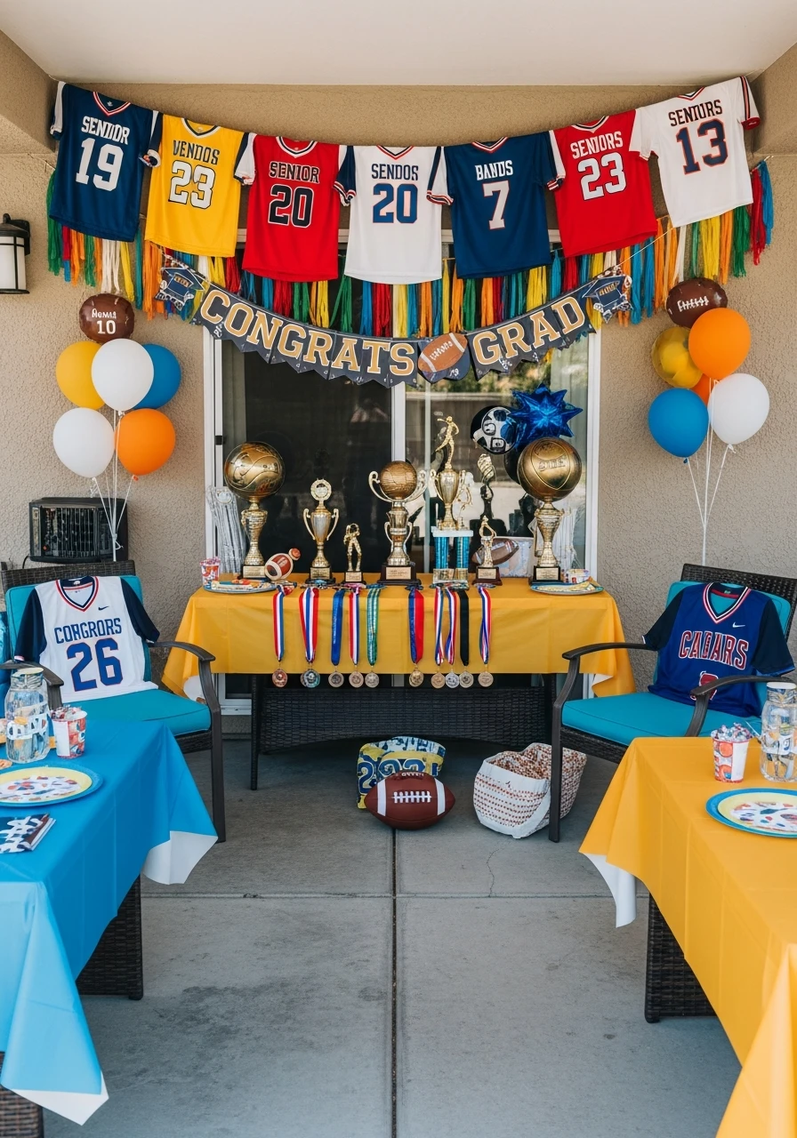 Sports Theme Graduation Party