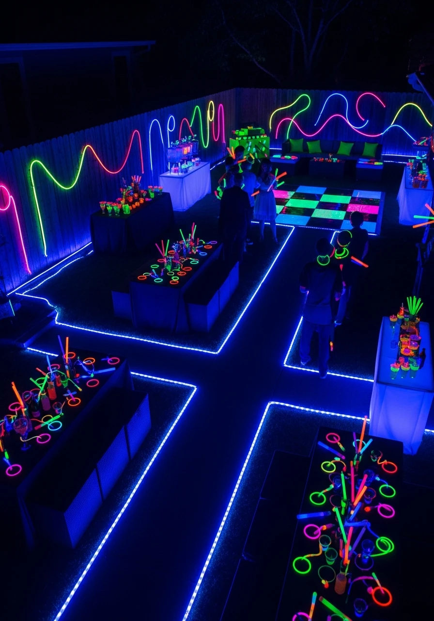 Glow Party Night Theme