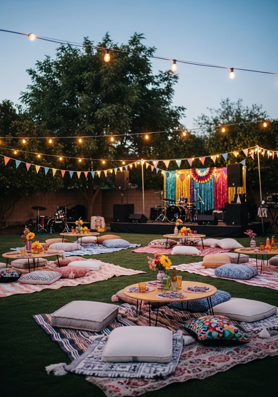 Music Festival Inspired Graduation Party
