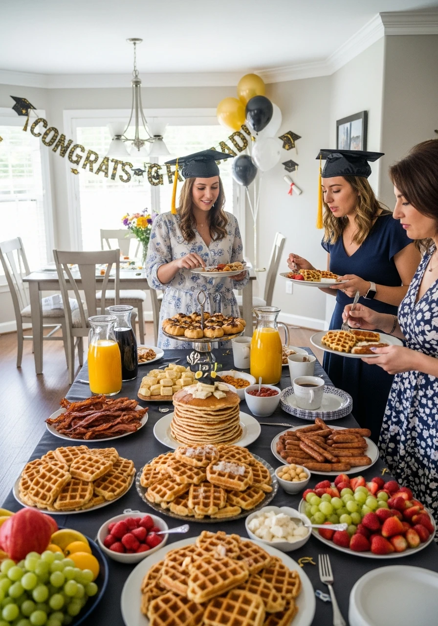 Breakfast for Dinner Graduation Party