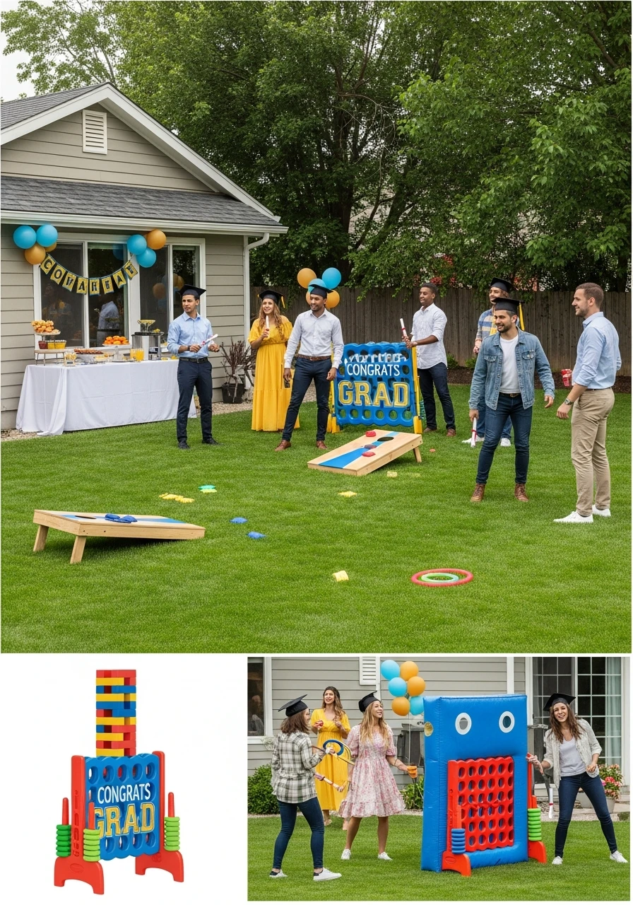 Outdoor Lawn Game Party