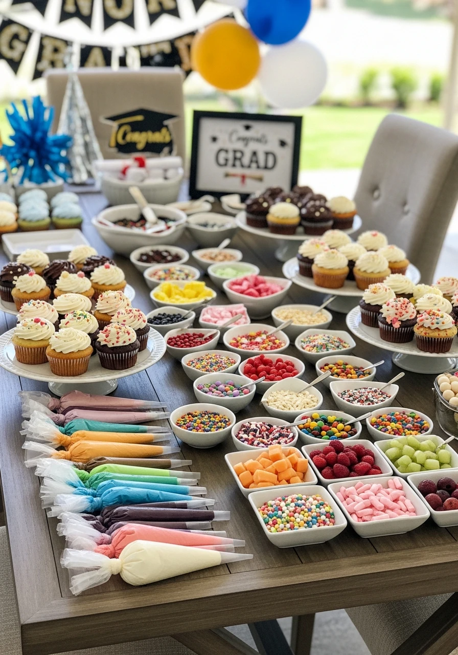 Cupcake Decorating Station