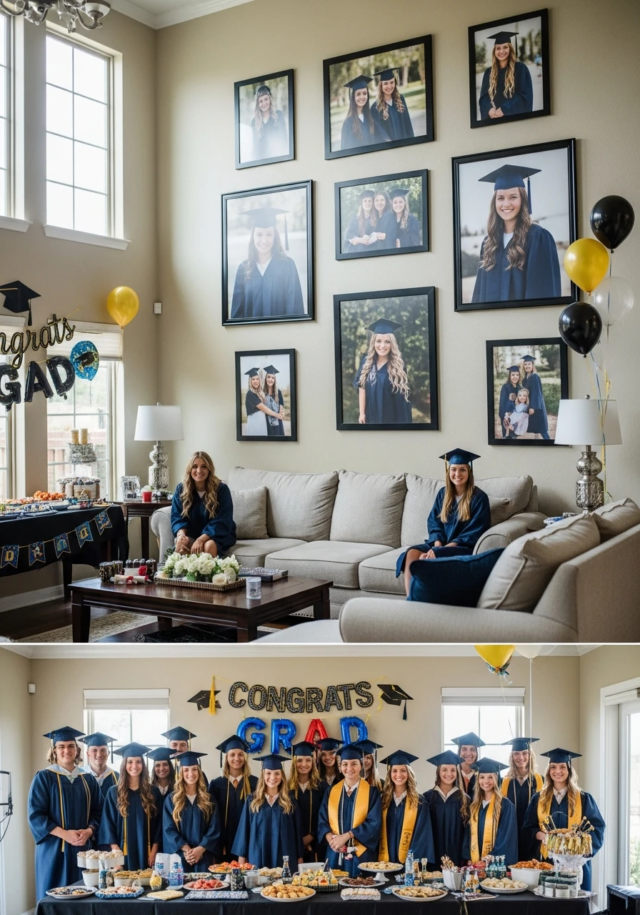 Senior Photo Gallery Wall