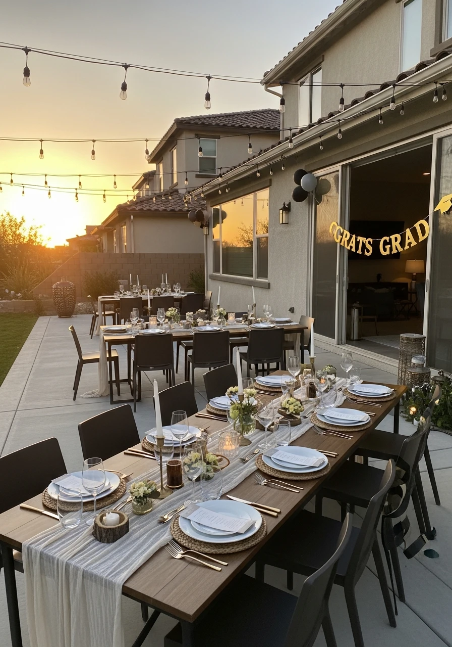 Sunset Dinner Graduation Party