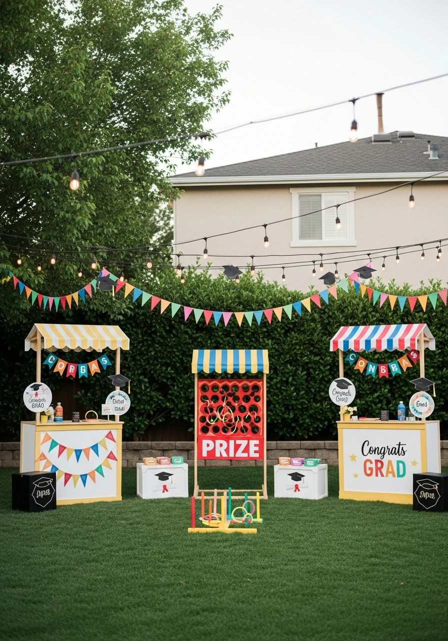 Mini Carnival Style Graduation Party