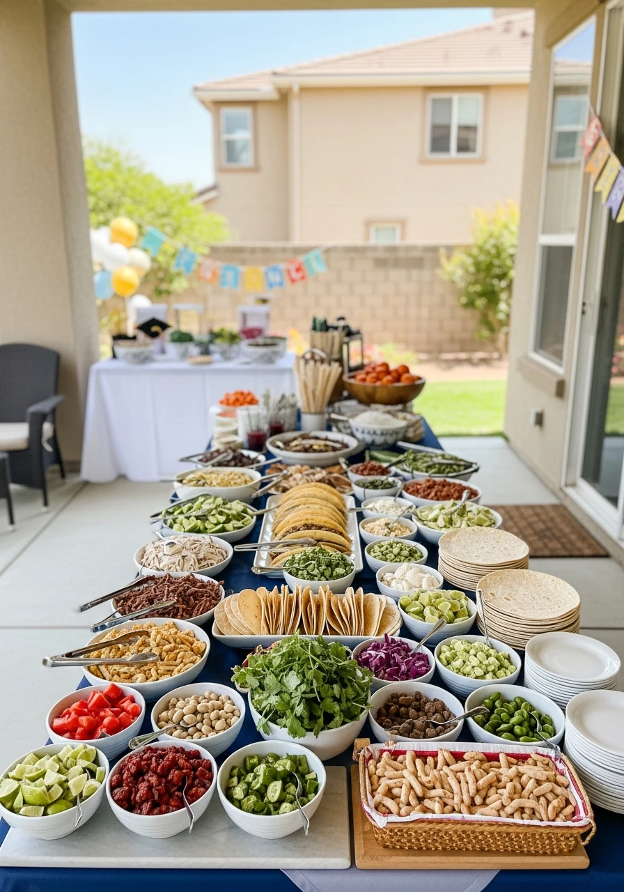 Taco Bar Build-Your-Own Station