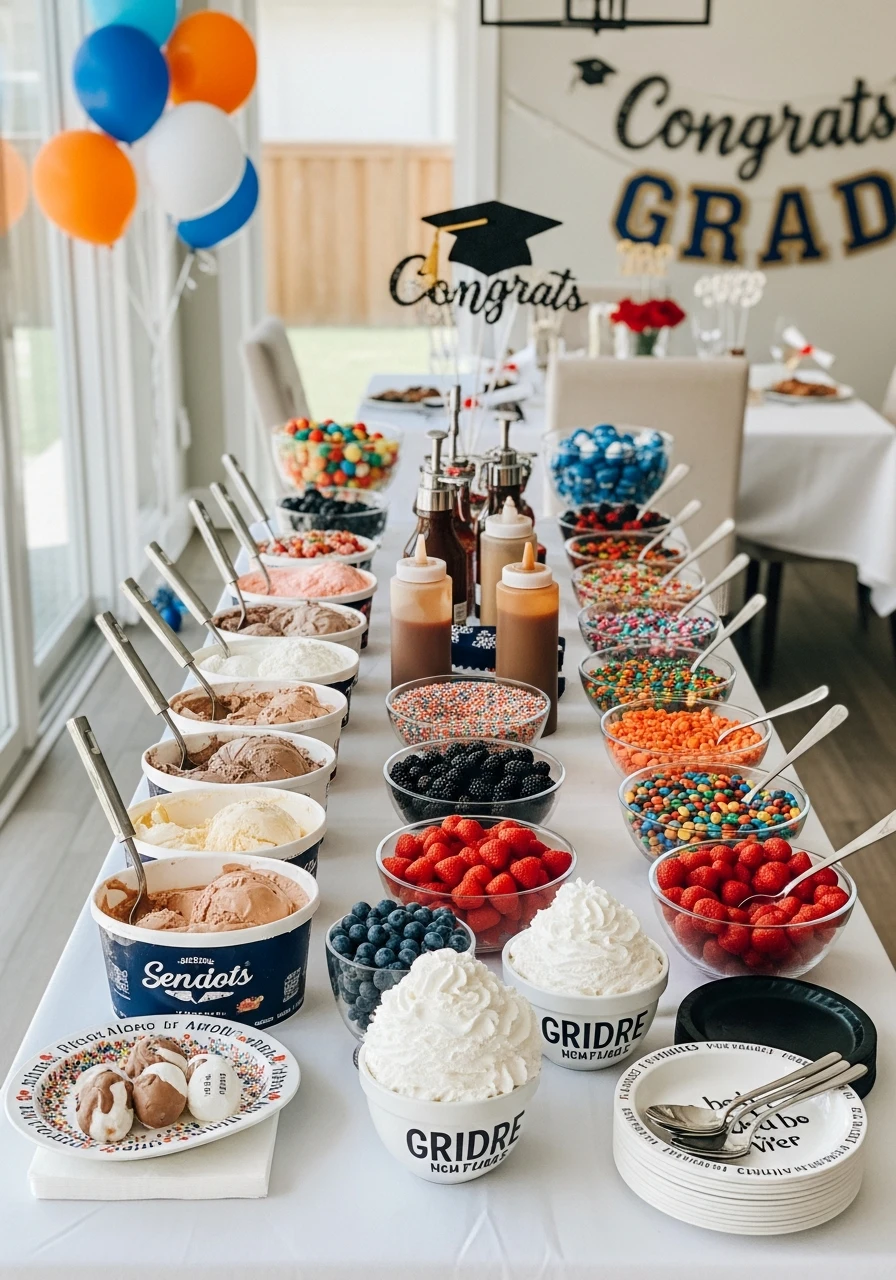 Ice Cream Sundae Bar