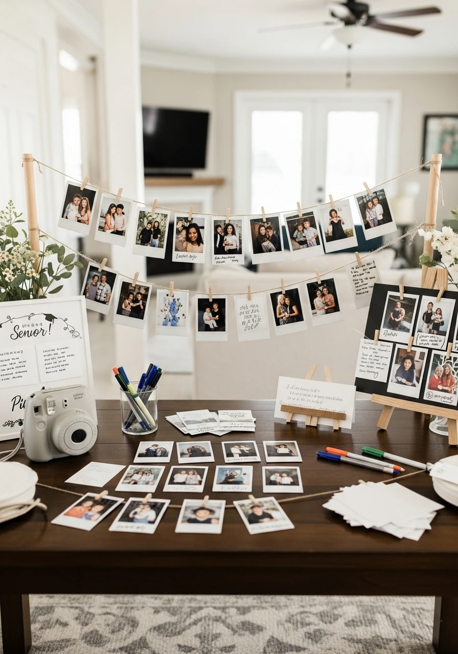 Polaroid Guest Memory Table