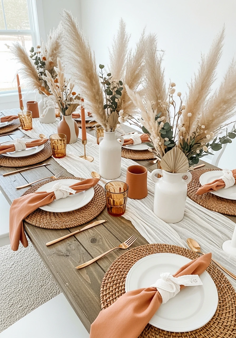 Boho Neutral Senior Table
