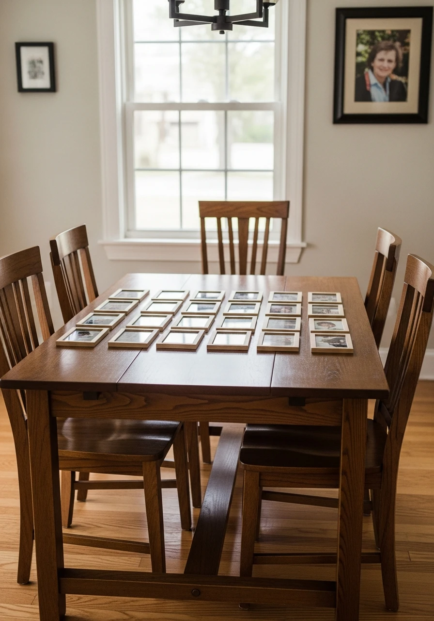 Minimalist Photo Grid Table