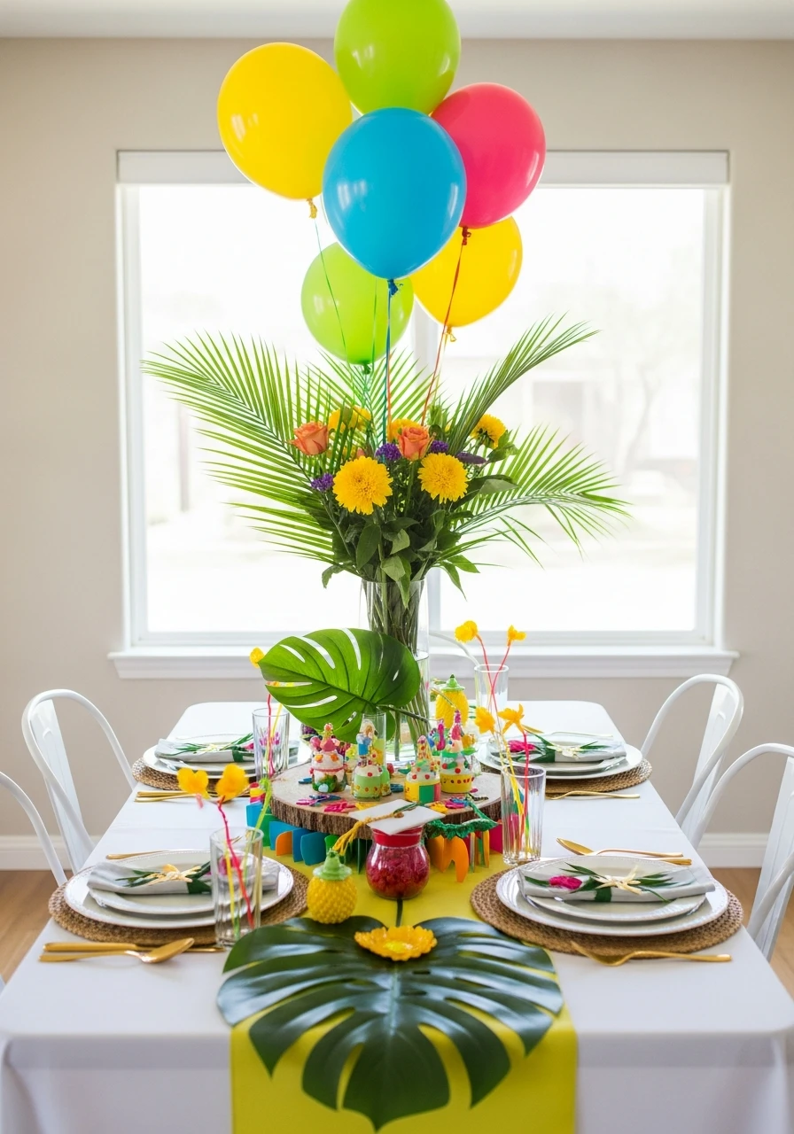 Tropical Graduation Table