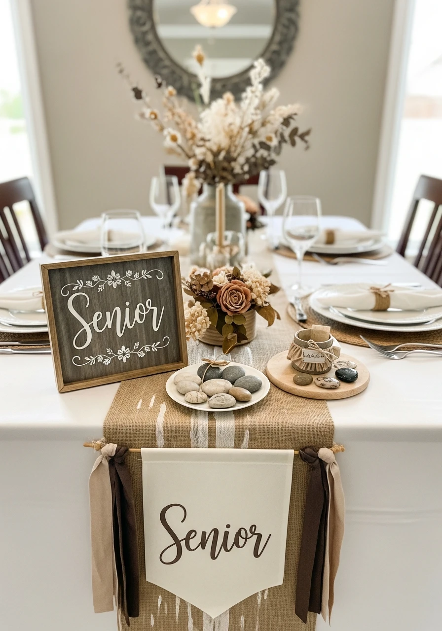 DIY Craft Decor Senior Table