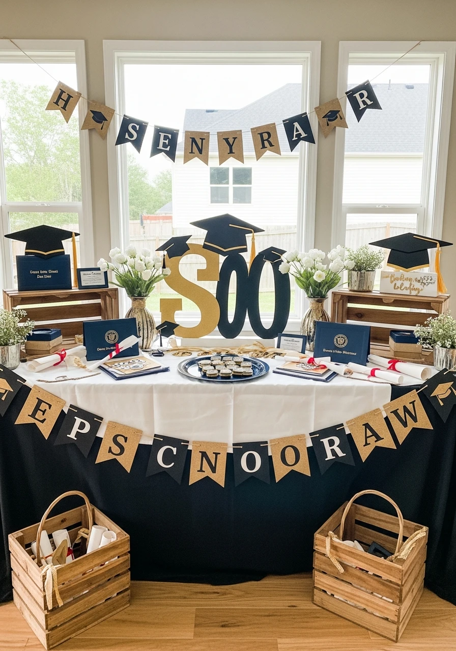 Personalized Name Sign Senior Table