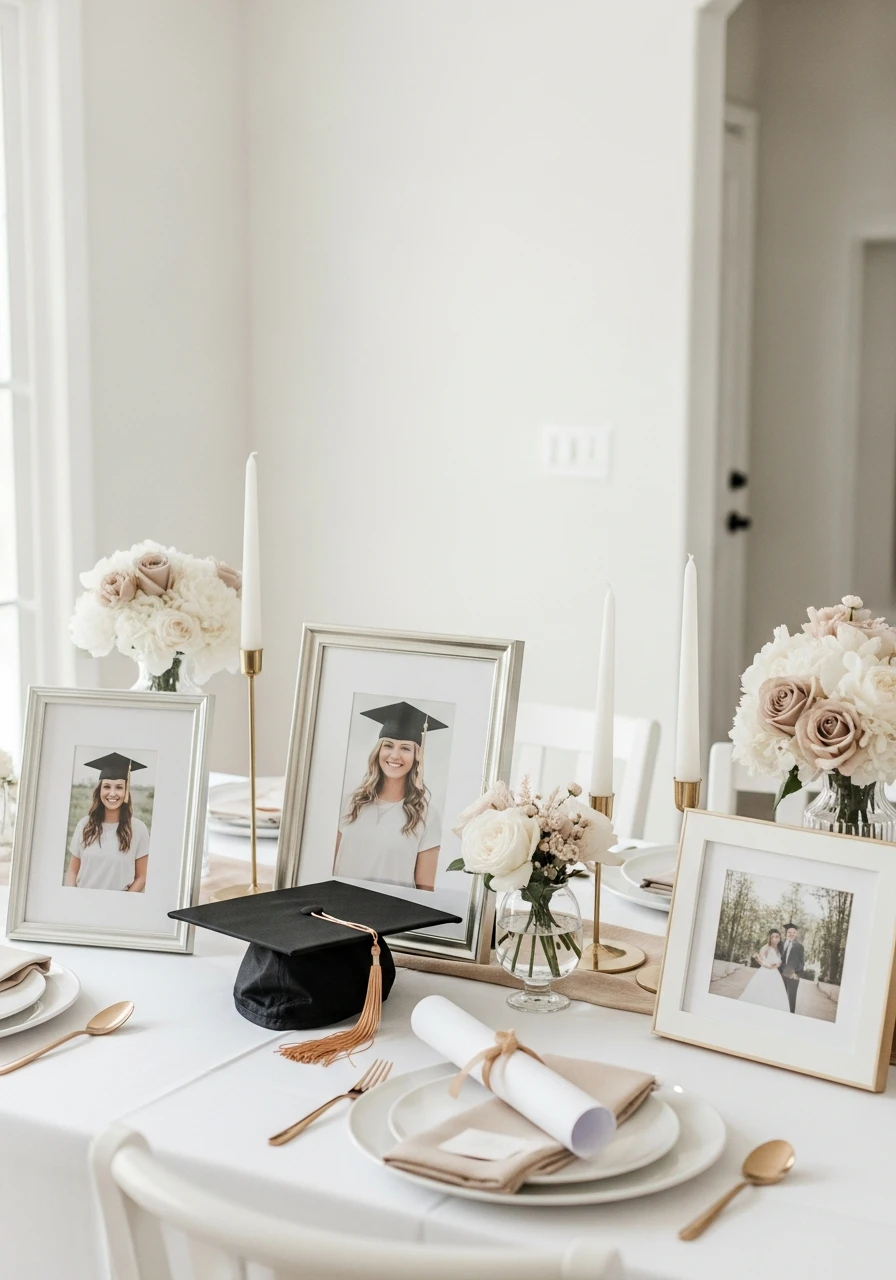 Minimalist Neutral Senior Table