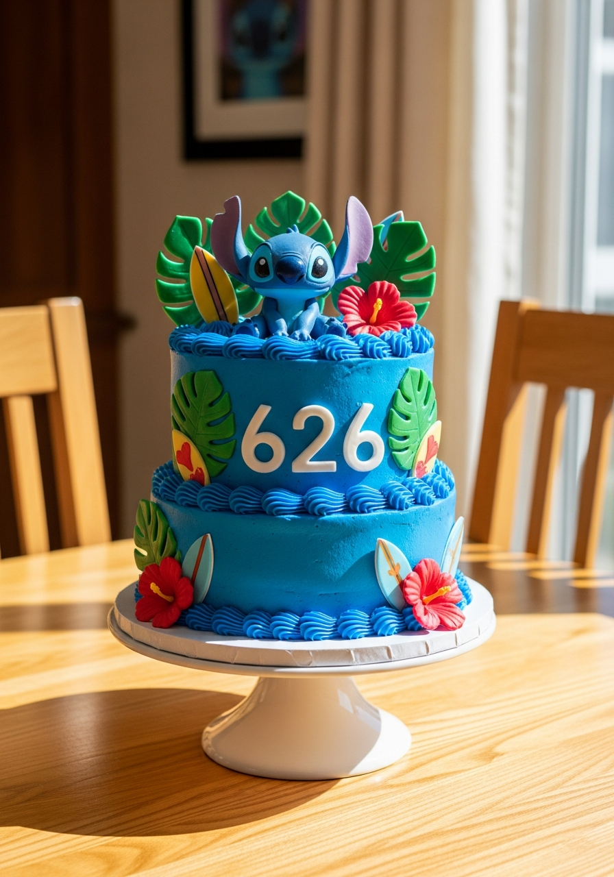 Experiment 626 Themed Birthday Cake